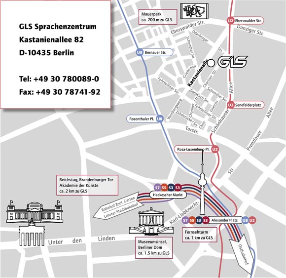 GLS Campus Berlin - GLS Language School &amp; Hotel Kastanienallee 82 ...